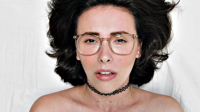 Casting nersy babe masturbates her pussy until orgasm