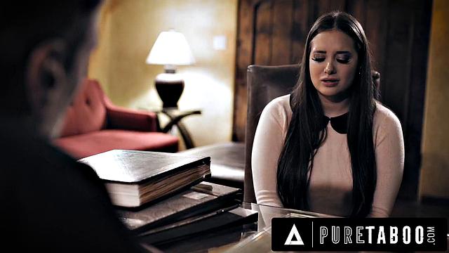 PURE TABOO Creepy Priest Convinces Sinful Bride Gia Paige To Submit In Exchange For Absolution