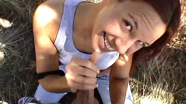 Hot Girlfriend Helps BF Jerking Off And Strokes Hard