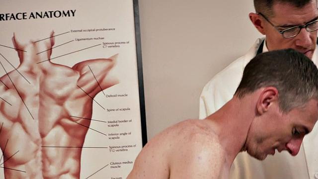 Petite bottom bareback drilled at doctor's by DILF