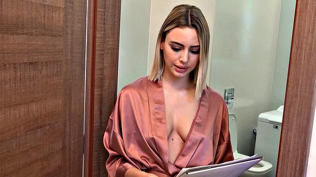 DEBT4k. Stunners debt can be forgotten if she agrees to hook up with the creditor