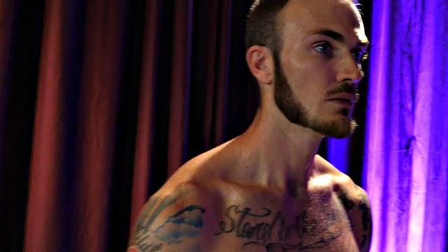 Mesmerized crossdresser with inked stud till cumshot