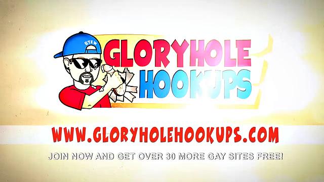Married Man Gets Gloryhole Blowjob