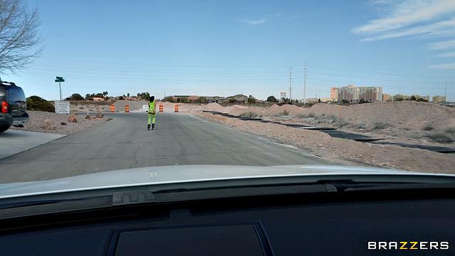 Rollerblader Takes It Up Ass