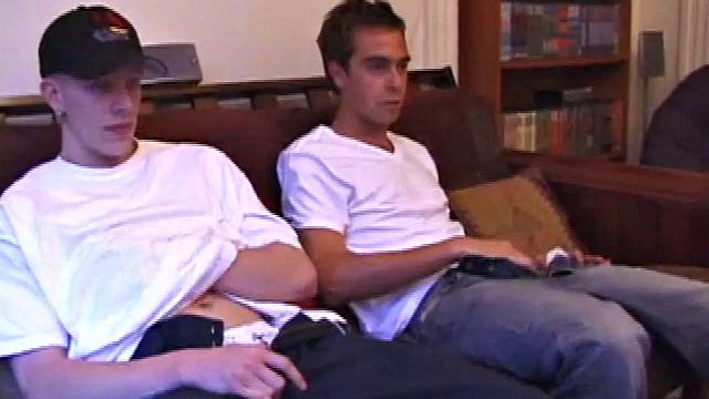 Shane and Vincenzo Stroking Cock