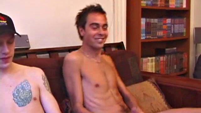 Shane and Vincenzo Stroking Cock
