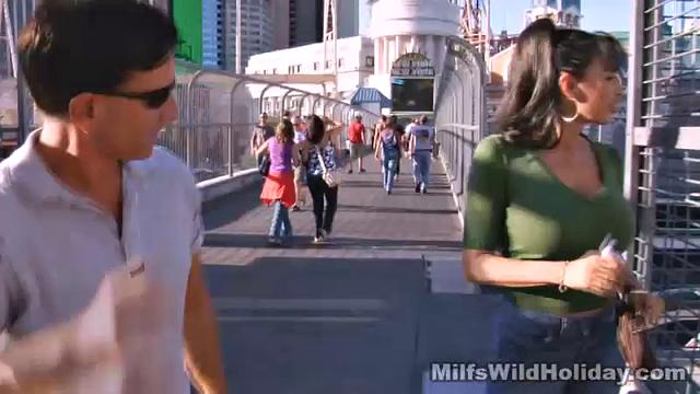 Busty MILF Fucks Male Stripper