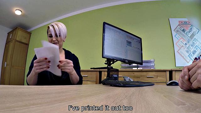 LOAN4K. Chick got off while asking for a loan for her business