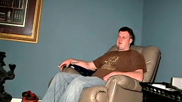 Chez Unloads His Curved Cock - Chez