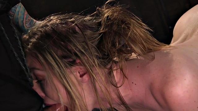 BDSM anal babe fucked by her dominant master