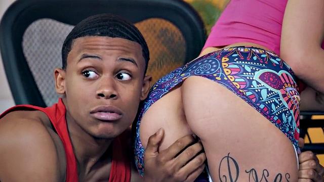 Lucky guy fucks stunning gamer slut with pierced tits