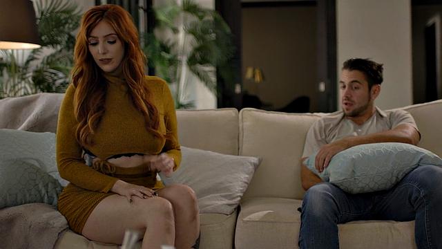 Stepmom with big tits teaching him to fuck sluts