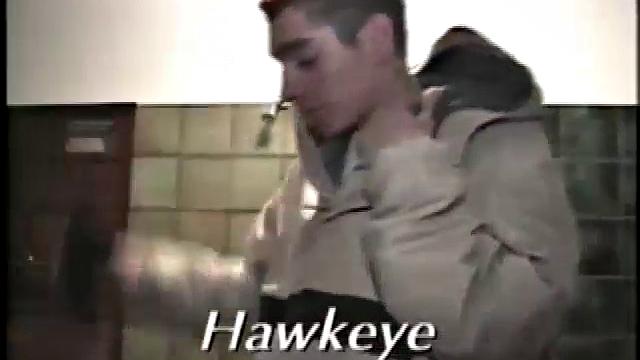 Hawkeye Jerks Off