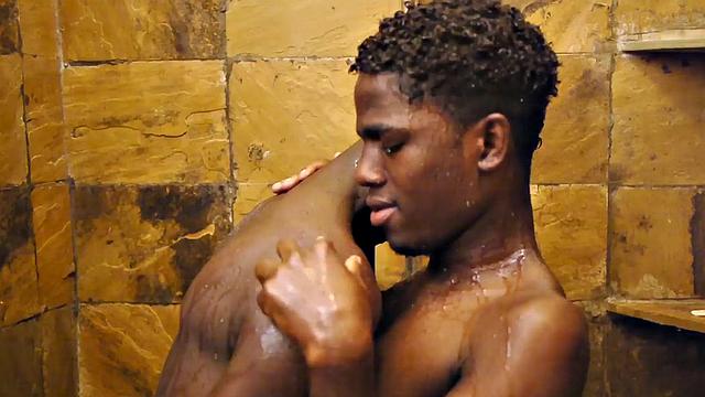 Hairylegs African twink enjoys anal sex at home with BF