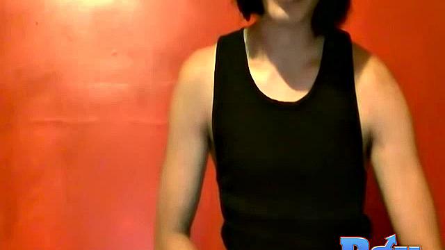 Emo Guy Angel & His Dildo Sucking Action - Angel