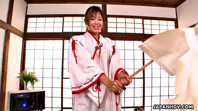 Servant Girl Yuuno Hoshi Gets in Group Sex