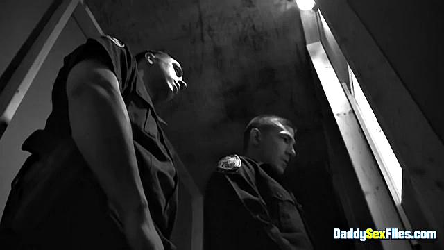 Cum Exhibition for Horny Officers - Dirk Caber, Johnny Hazzard, Andrew Fitch