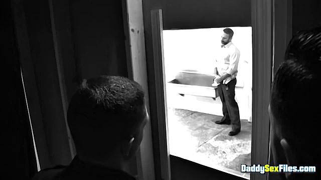 Cum Exhibition for Horny Officers - Dirk Caber, Johnny Hazzard, Andrew Fitch