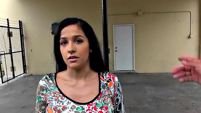 Latina babe nailed in multiple positions with deepthroating, cowgirl, and ball licking action