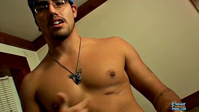 Spanky delivers another intense load in this raw gay session