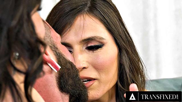 TRANSFIXED - Horny Korra Del Rio & Kendall Penny Seduce Guy For DOUBLE BLOWJOB & Good Fuck