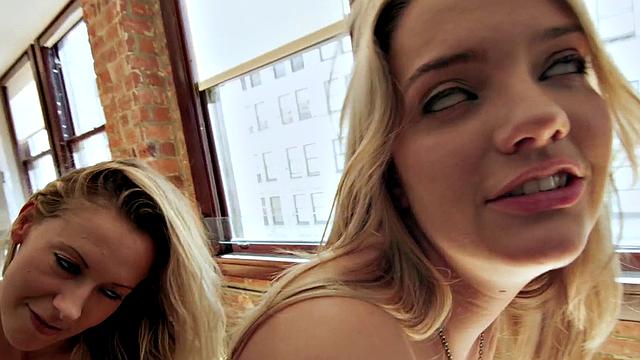 GIRLSWAY - Hot Blonde Kenna James & Her Roommate Have Passionate Pussy Eating & Fingering Sex