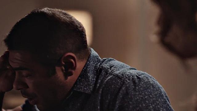 Petite transsexual rides big white dick anally