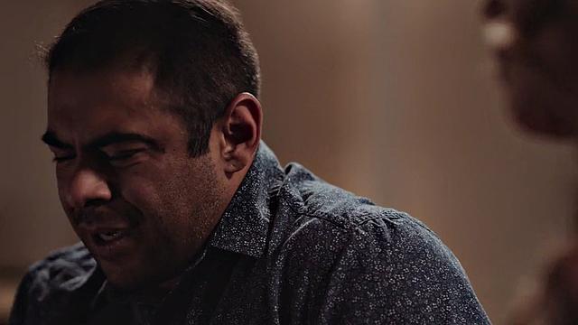 Petite transsexual rides big white dick anally