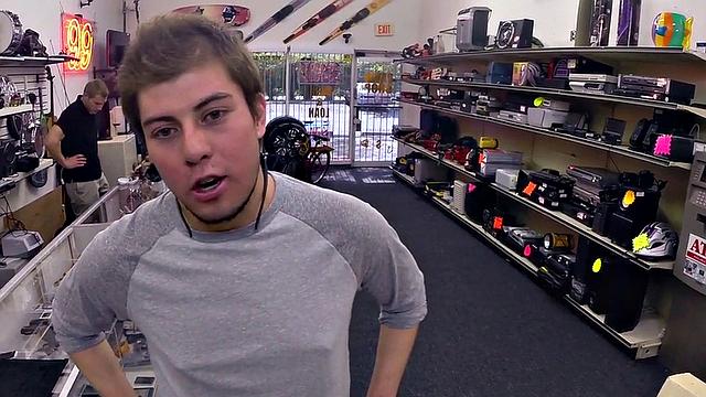 3way gaypawn gets fucked by owners in office until facial