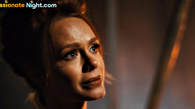 Bigbooty MILF gets her pierced pussy nailed in 3some.