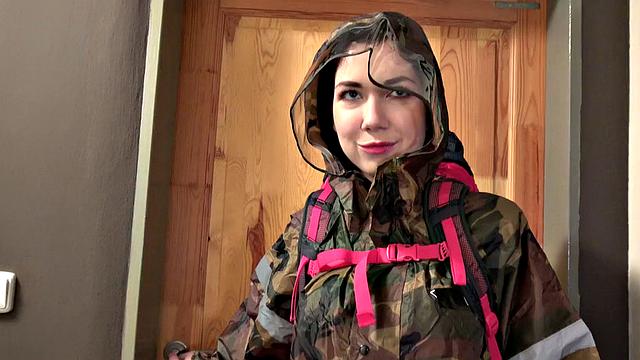 Horny lesbians get kinky with panties, small tits & fingering in hostel