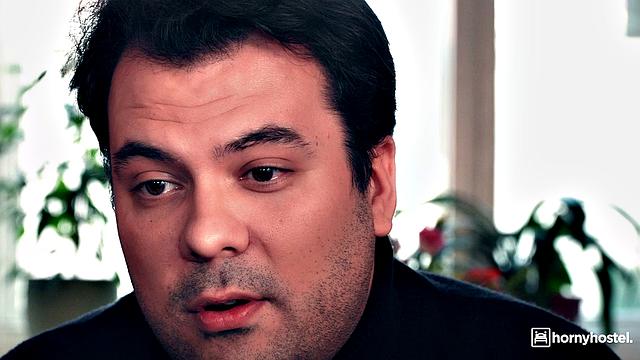 Sexy redhead has sex at a hostel