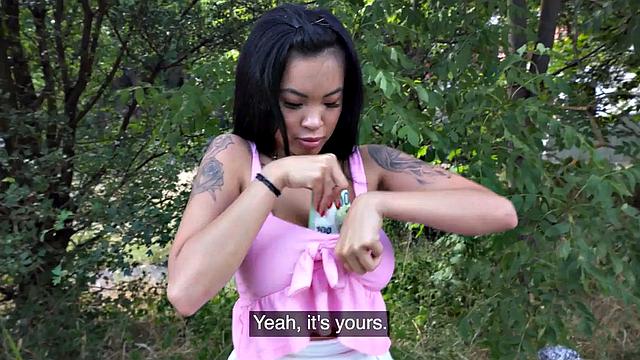 Asian public lady drilled by perverted fucker