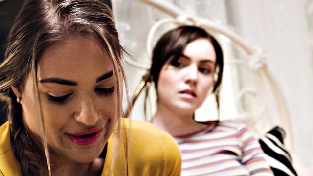 Sorority Babes Get Intimate While Studying & Their First Lesbian Experience