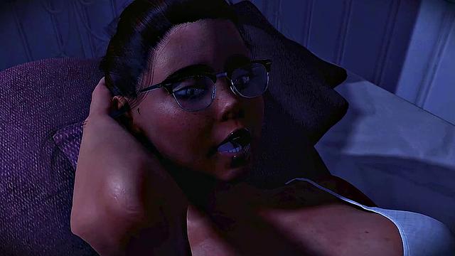 Futa3dX - Sci-Fi Redhead Futa Shoves Her Massive Cock In Blonde's Pussy