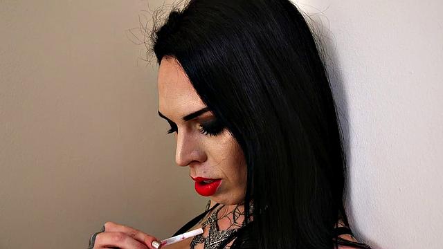 Brunette babes in high heels and thongs tease and suck cock in a steamy lingerie session