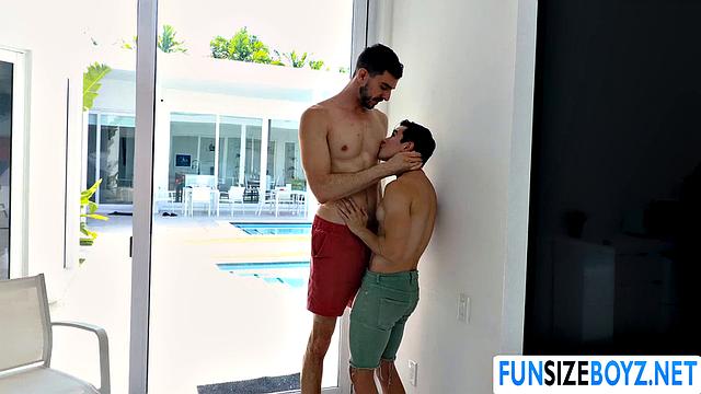 Got my new tenant alone and start fucking his ass hard