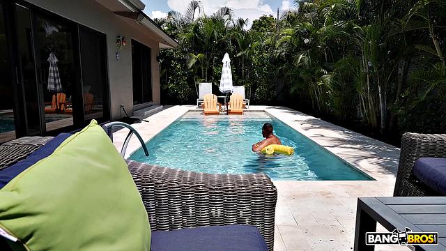 Stepdaughter's Pool Adventure