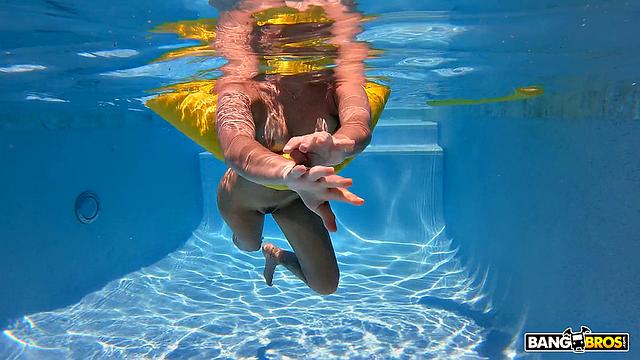 Stepdaughter's Pool Adventure