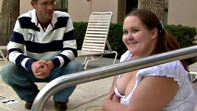 Cute Woman at the Pool