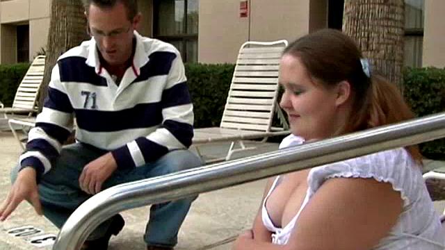 Cute Woman at the Pool