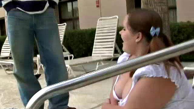 Cute Woman at the Pool