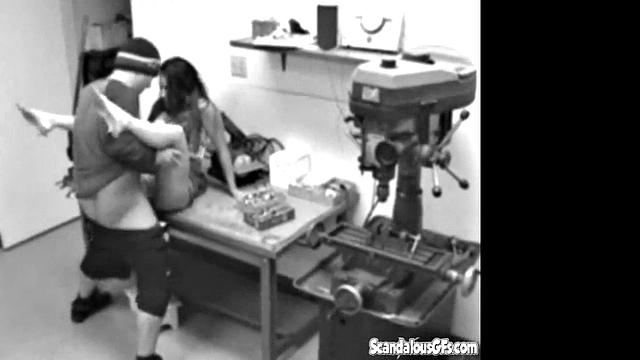 Couple get Horny and Fuck Hardcore at work