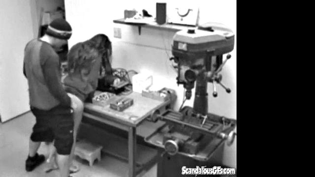 Couple get Horny and Fuck Hardcore at work