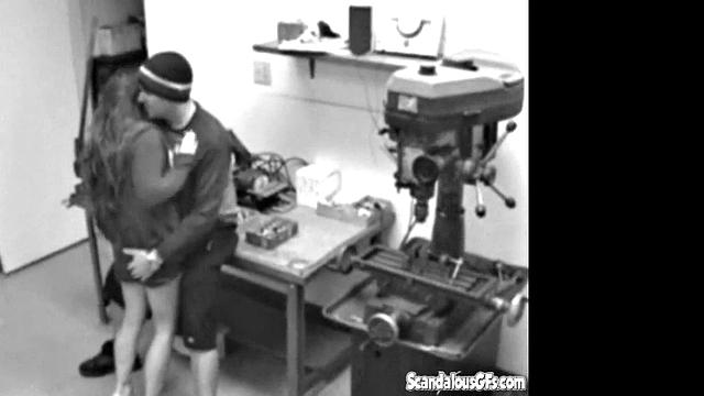 Couple get Horny and Fuck Hardcore at work