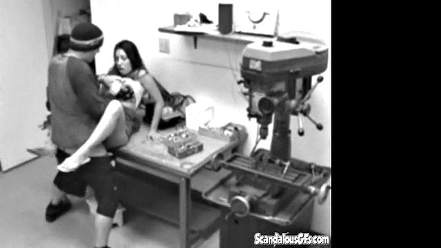 Couple get Horny and Fuck Hardcore at work