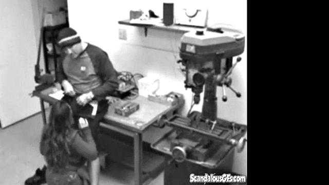 Couple get Horny and Fuck Hardcore at work