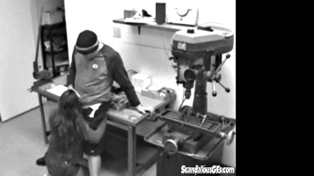 Couple get Horny and Fuck Hardcore at work