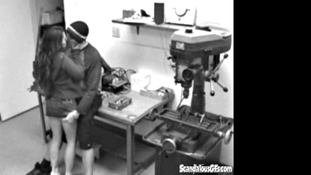 Couple get Horny and Fuck Hardcore at work