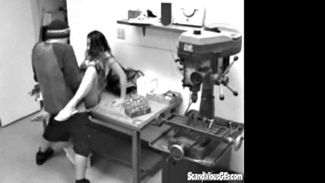 Couple get Horny and Fuck Hardcore at work